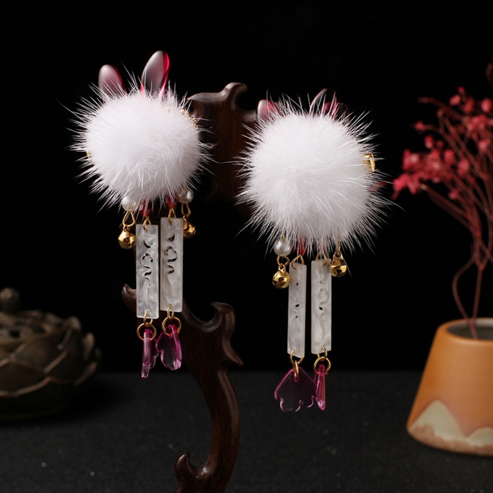 Bunny ear hair clips